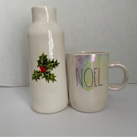 Rae Dunn Other - Rae Dunn Holiday Christmas Themed Mug and Vase.